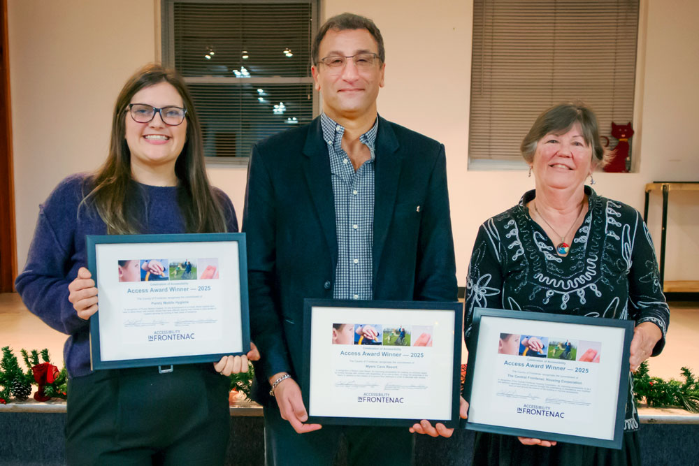 Three Groups Honoured With 2025 Frontenac Access Award