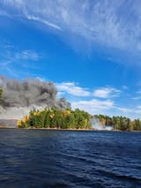 Sunday fires in North and South Frontenac