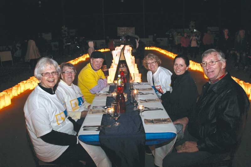 Relaying Under The Rink Roof In Flinton
