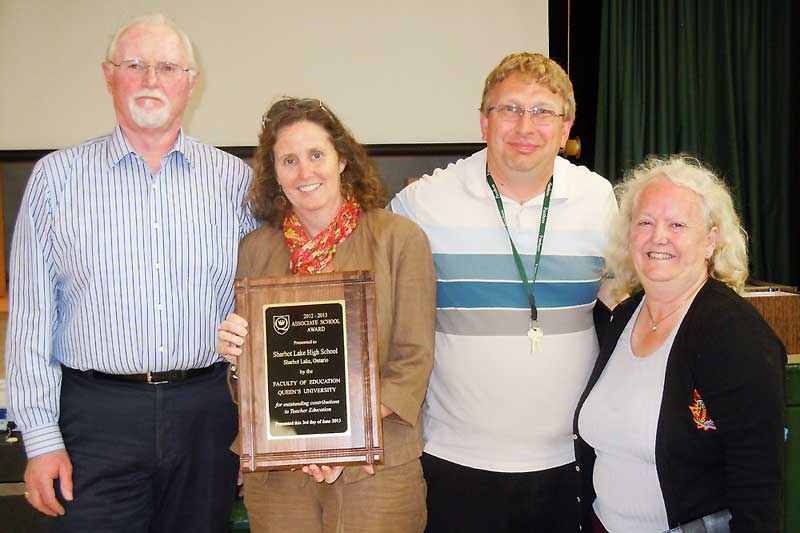 Sharbot Lake HS Receives Associate School Award