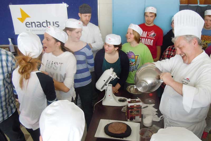 Slow cooking at Prince Charles P.S.
