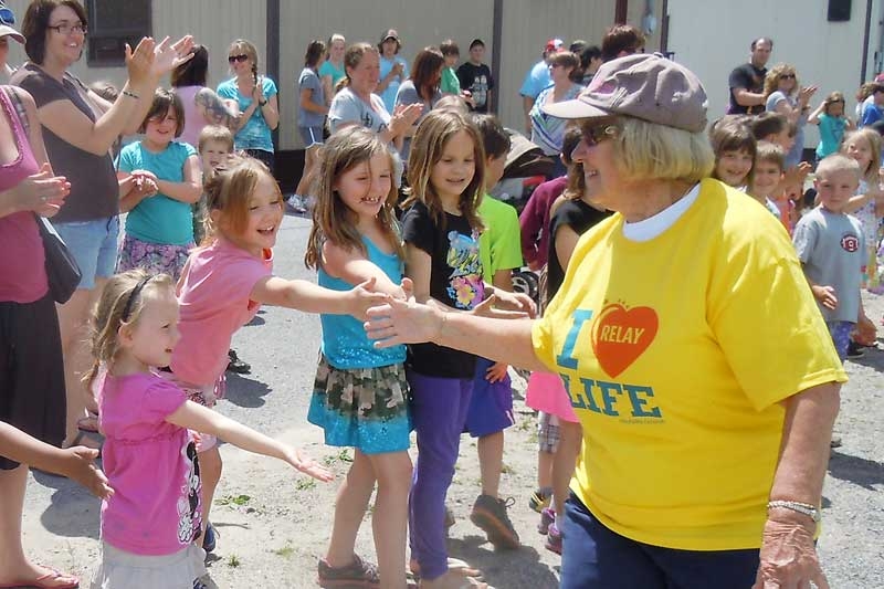 Students “Relay” at Prince Charles PS