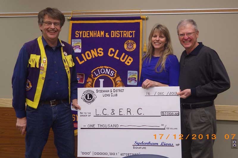 Sydenham Lions Donate To NeLL And LCERC