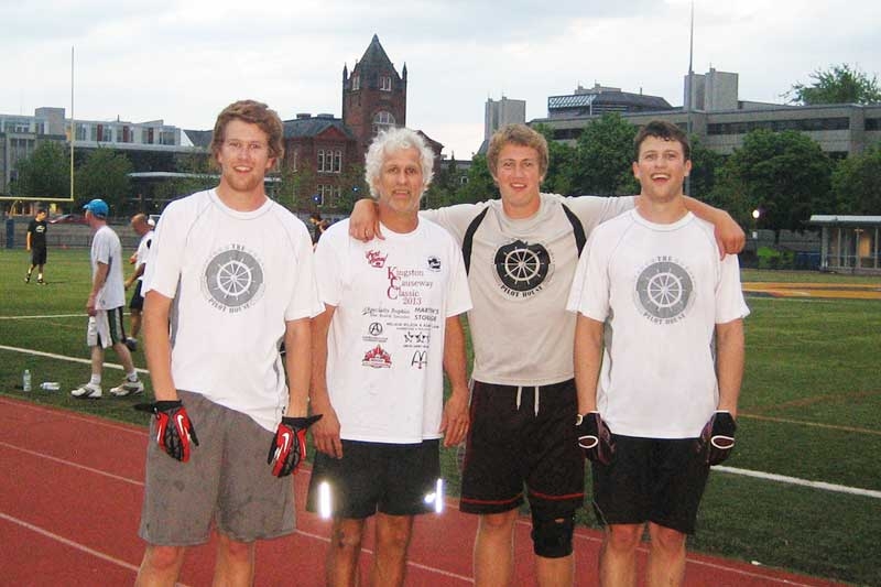 Touch football a way of life for Sydenham man and three sons