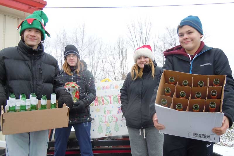 Verona bottle drive for Christmas for Kids