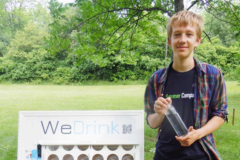 Young entrepreneur launches “We Drink”
