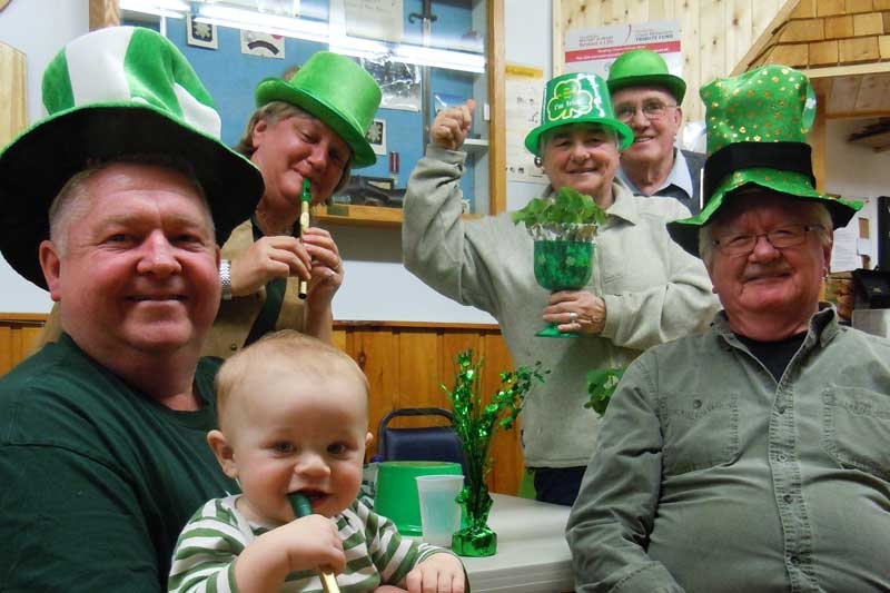 Young & Old Go Green For St. Paddy's Day