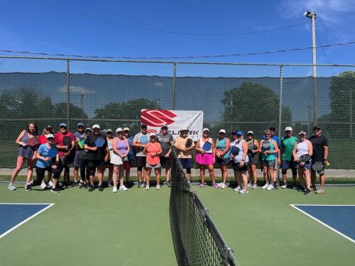 Pickleball Tournament held two weeks ago was one of the first events of the season as part of the Farmers’ Market.