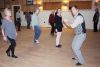 Instructor Tim White goes through the basic movements and “knowing where your feet are” in the inaugural session of Oso Recreation Ballroom Dance in Sharbot Lake last Friday night.