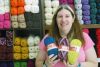 Heather Woodyard, owner and operator of Verona&#039;s newest yarn store Ewe Can Knit