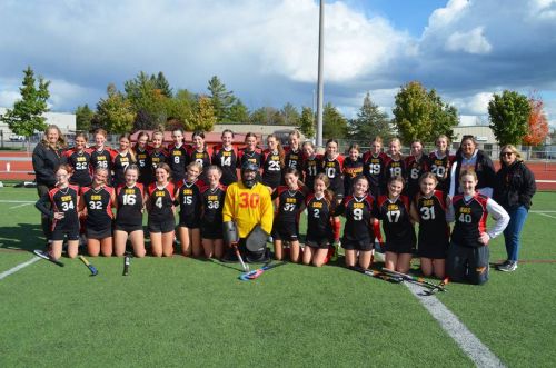 The Sydenham Golden Eagles varsity field hockey team are in Niagara Falls this week at OFSAA