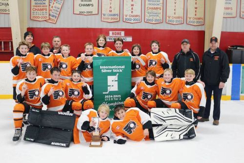 L-R Coaching Staff: D. Sissons, P. Mazzeo, M. Chiasson, A. Lapierre; Back Row: R. Groenewegen, T. Chiasson, T. Keeler, C. Mazzeo, J. Nelder, H. Shail, B. Lapierre, J. Watson; Front Row: H. Holman, B. Gilmour, C. Cunningham, D. Sissons, E. Kenward, B. Vandewal, T. Hawley, B. Johnson