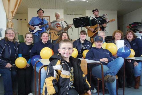 North and Central Frontenac Relay for Life organizers and supporters at their Kick Off event in Parham on March 2 .