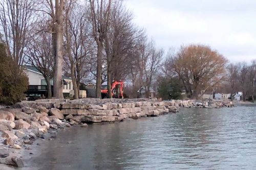 Shoreline restoration project