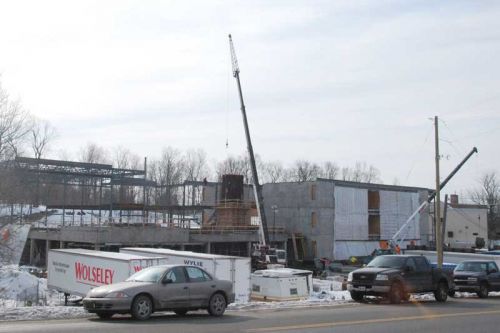 Contsruction continues on the Granite Ridge Education Centre, located in Shabot Lake.