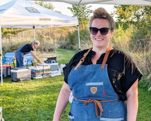 Elisa Corrigan of Rampant Kitchen in Inverary, at the Gather event.