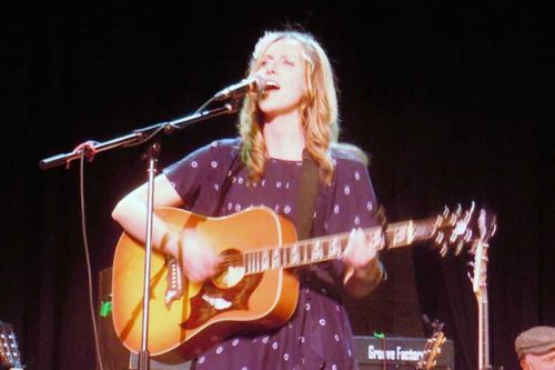 Jen Argyle, a new singer/songwriter who performed at the Frontenac Heritage Festival. She will be performing at the Snow Road Community Centre on Thursday, February 25.