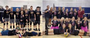 The boys’ and girls’ volleyball teams at Perth Road Public School brought home gold medals from the LESSA tournament hosted November 26 at Queen’s University.