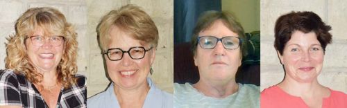 Melissa Elliott, Ellen Mortfield, Janice Morrow, and Maurie-Lyne Troyer