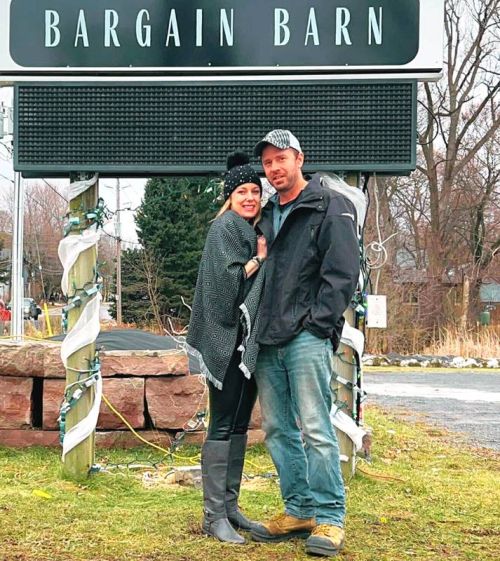 Ashley Rider and Steve Keller of Thrift Addicts Bargain Barn in Sydenham