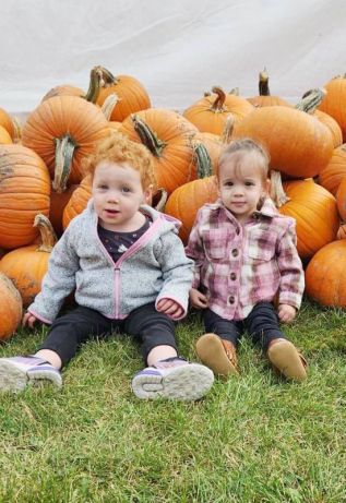 Jocelyn and Hannah attended the Pumpkin Festival in Battersea on Saturday, October 14. Photo by Julie Dickson. See page 2 for more about the festival.